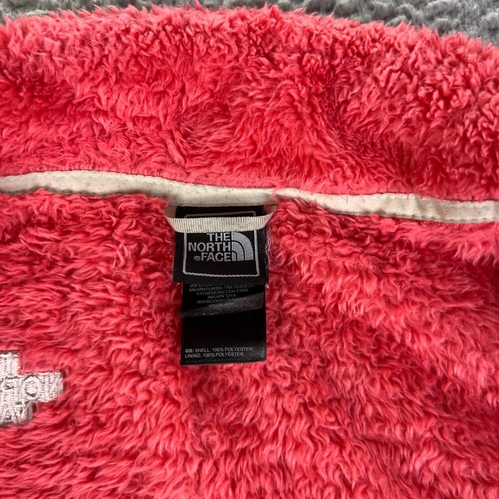 The North Face Osito Jacket Womens Medium Pink Full Zip Fleece Outdoors Preppy - Picture 10 of 11